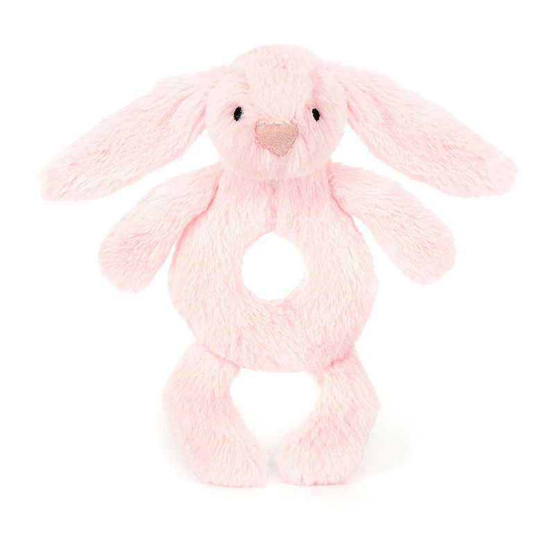 Pink Bunny Ring Rattle