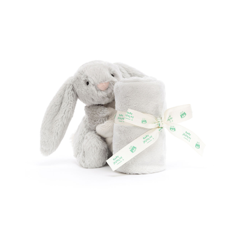 Jellycat Grey Bashful Bunny Soother