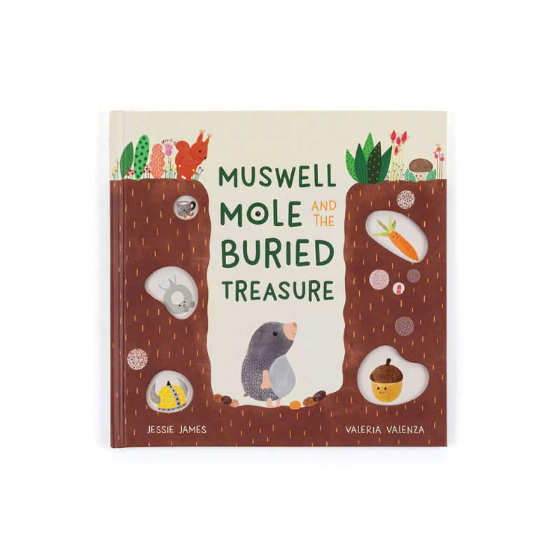 Jellycat Muswell Mole &amp; The Buried Treasure Book