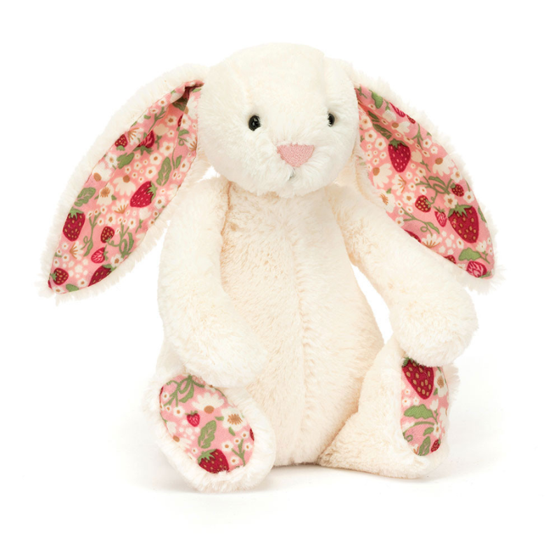 新品　 Blossom Cream Bunny Small 花柄 Jellycat Small Blossom Cream Bunny - Boutique Marie Dumas
