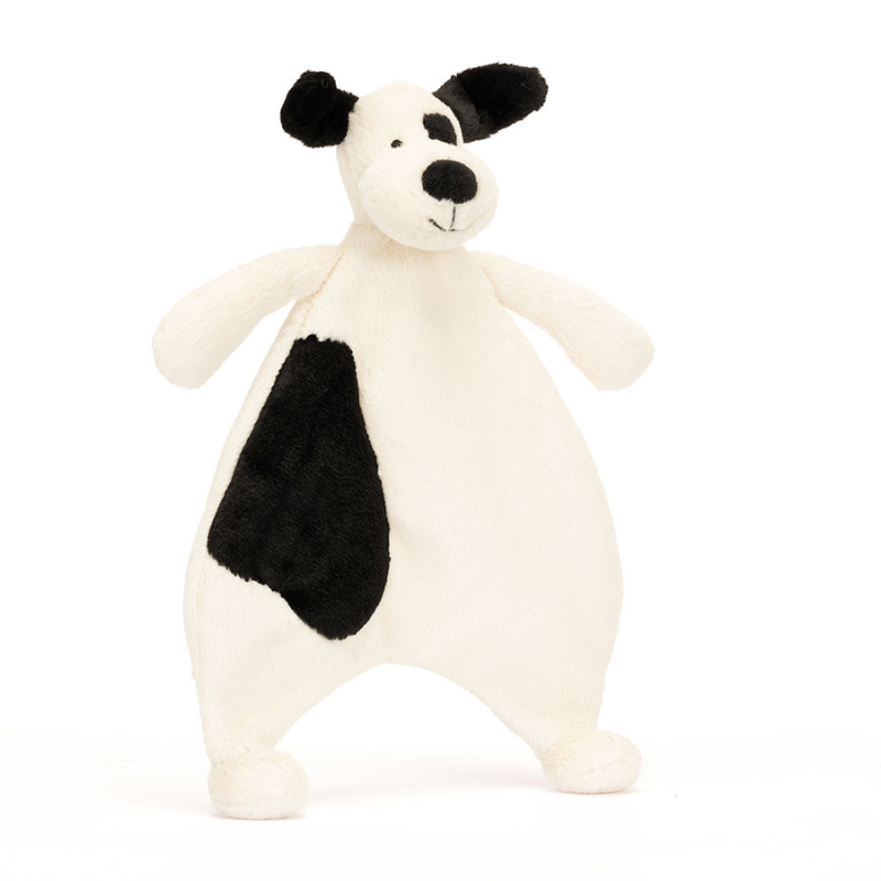 Jellycat Black &amp; Cream Puppy Comforter