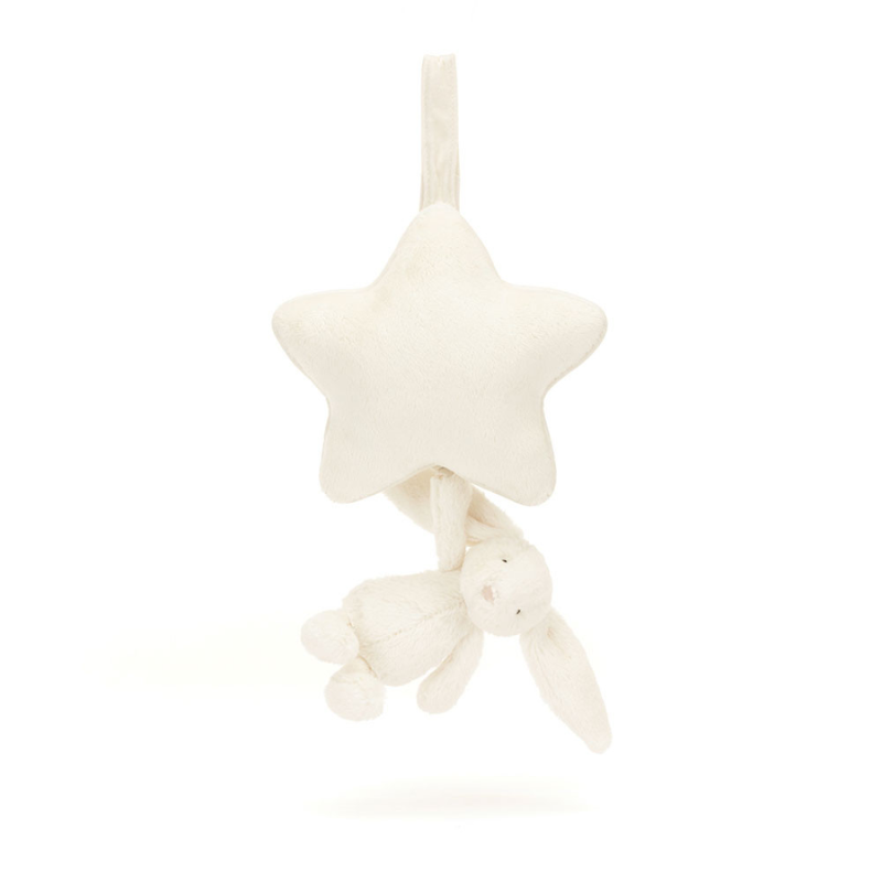 Jellycat Cream Bashful Bunny Musical Pull