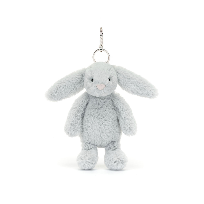 Jellycat Silver Bashful Bunny Bag Charm