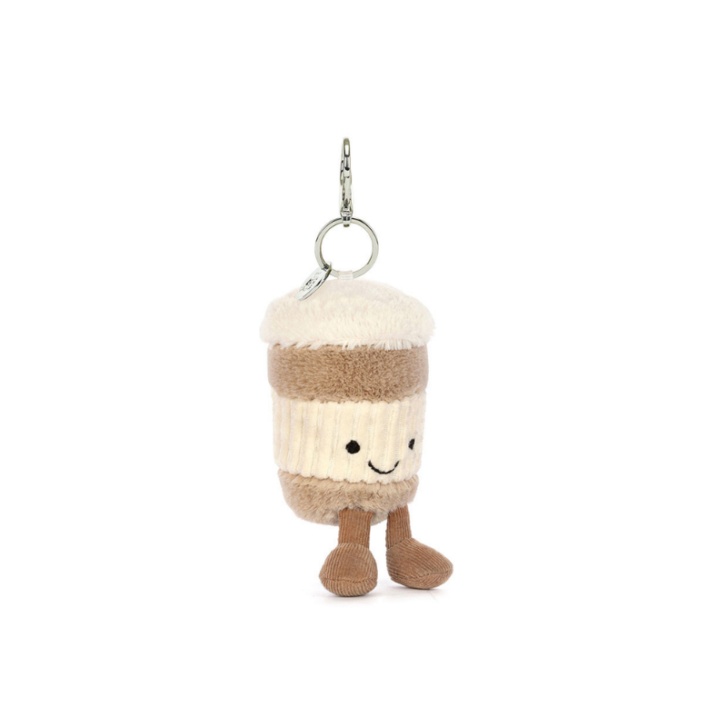 Jellycat Amuseables Coffee-to-Go Bag Charm - Boutique Marie Dumas