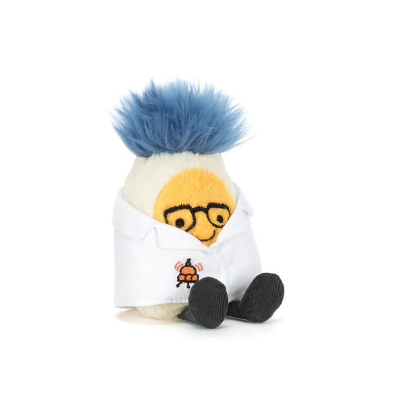 Jellycat Amuseables Boiled Egg Scientist Outfit