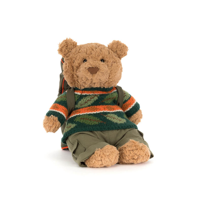 Jellycat Bartholomew Bear Hiking Outfit