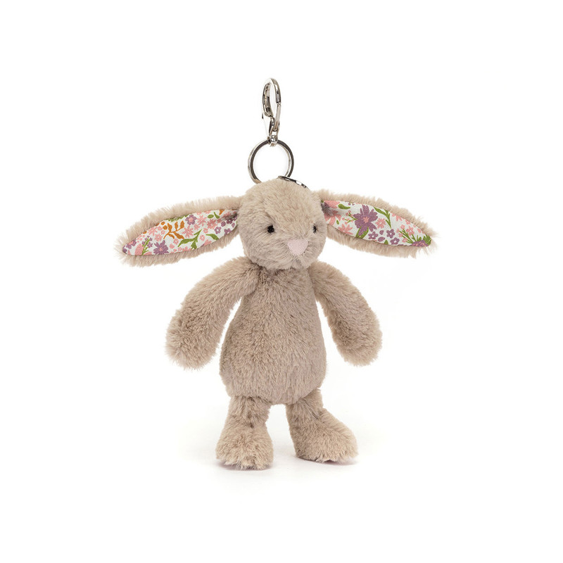 Jellycat Blossom Beige Bunny 'Petal' Bag Charm