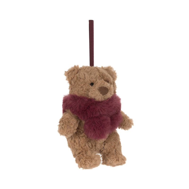 Jellycat Bartholomew Bear Winter Warmer Decoration - Preorder
