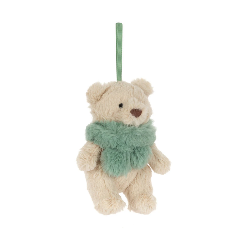 Jellycat Bartholomew Bear Jr. Winter Warmer Decoration - Preorder