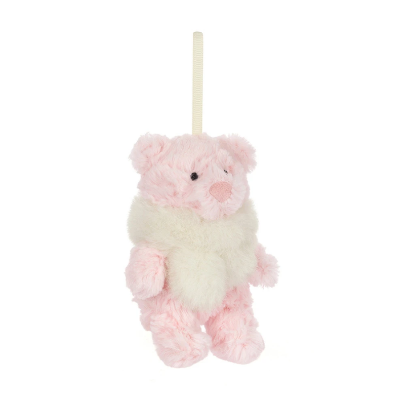 Jellycat Leola Bear Winter Warmer Decoration - Preorder