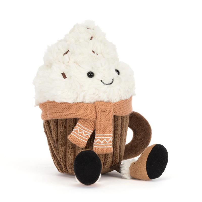 Jellycat Amuseables Scarffles Hot Chocolate - Preorder