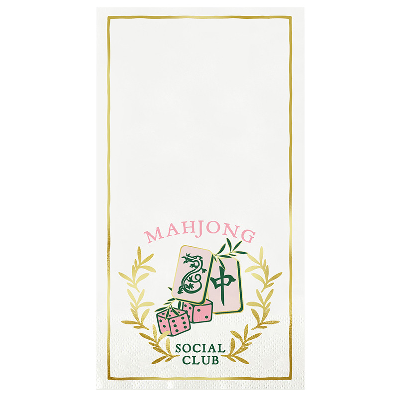 Mahjong Social Club Guest Napkins
