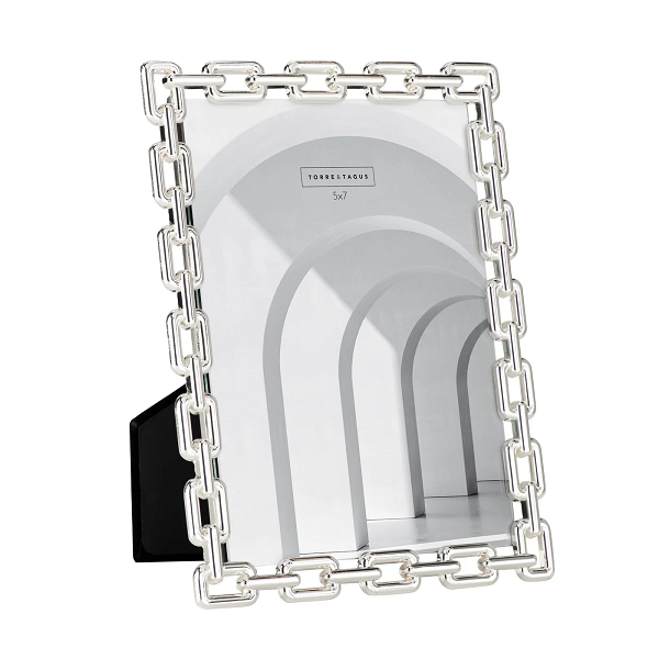 Chain Link Silver 5x7 Frame