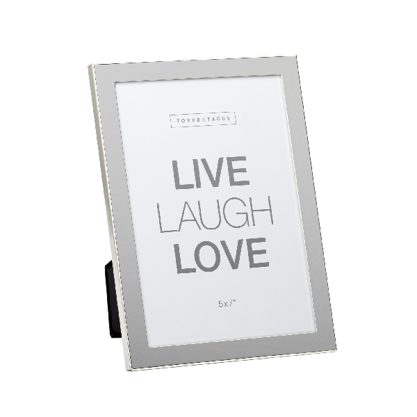 Smooth Silver 5x7 Frame - Boutique Marie Dumas