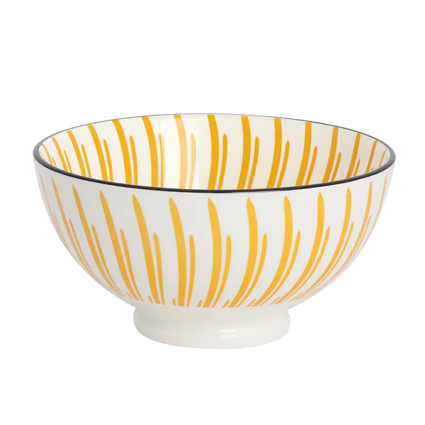 Kiri Medium Yellow Sunburst Bowl