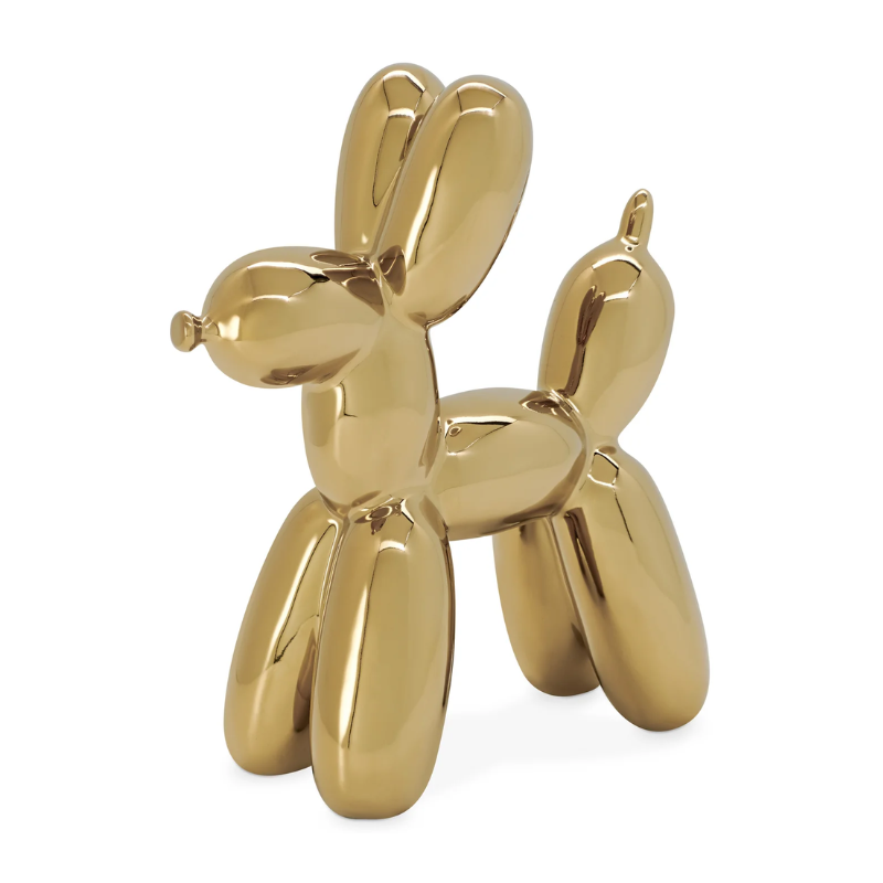Gold Balloon Dog Sculpture
