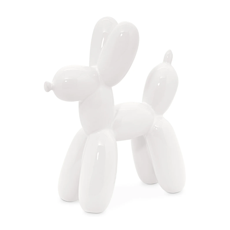White Balloon Dog Sculpture