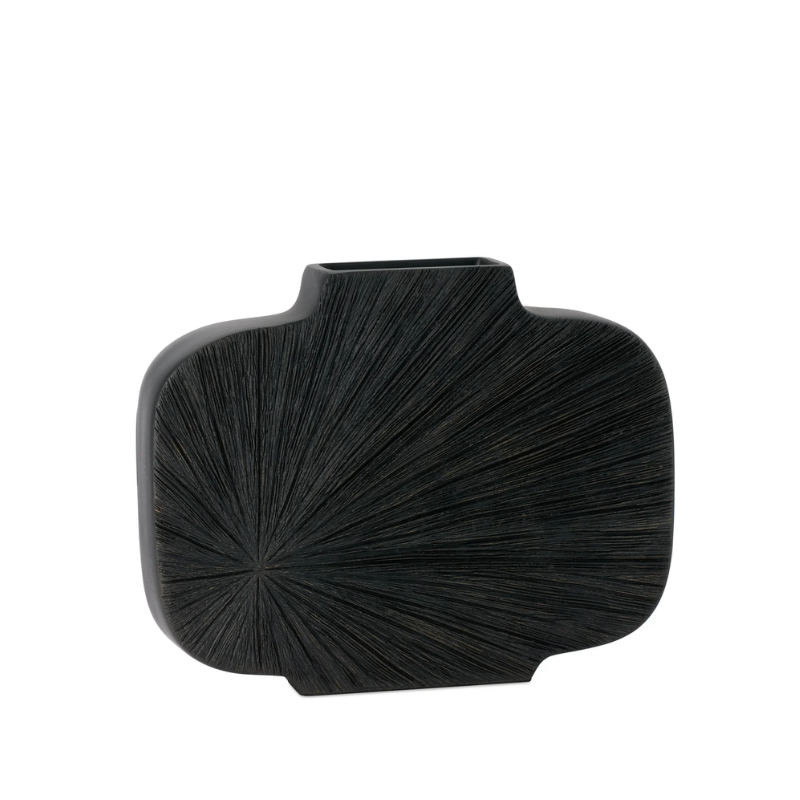 Wide Radiance Double Sided Resin Vase