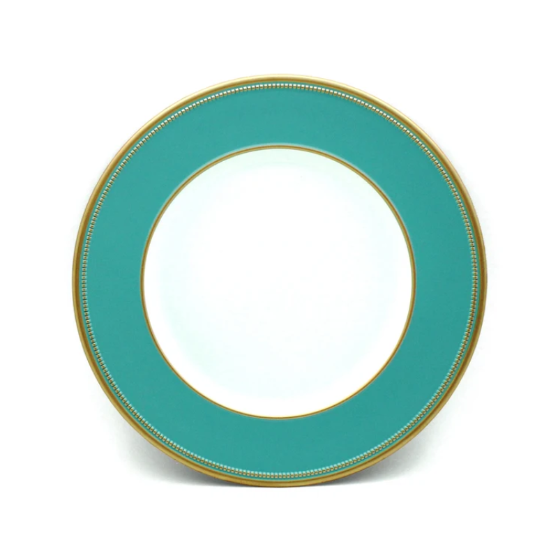 Set of 2 Calla Teal Charger Plates