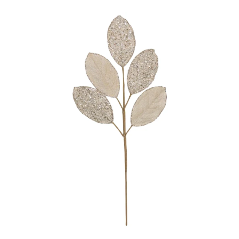 Microbilles tige feuille champagne