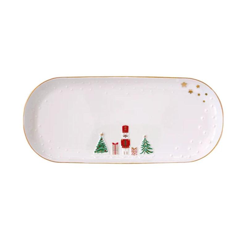 Plat ovale « Let It Snow »