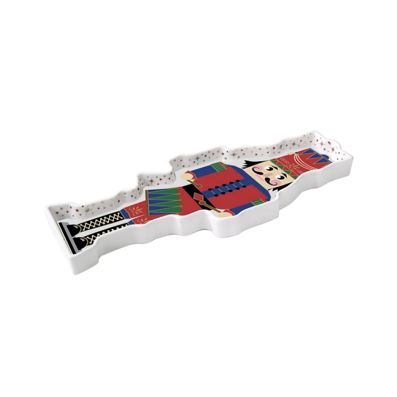 Nutcracker Red Coat Platter