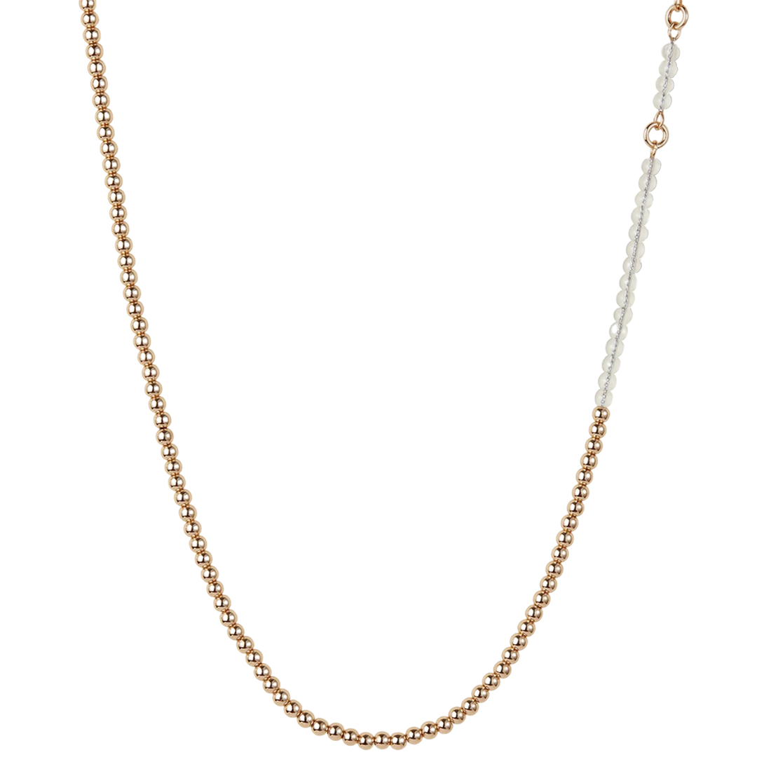 Jenny Bird Gold & Clear Pia Choker Necklace
