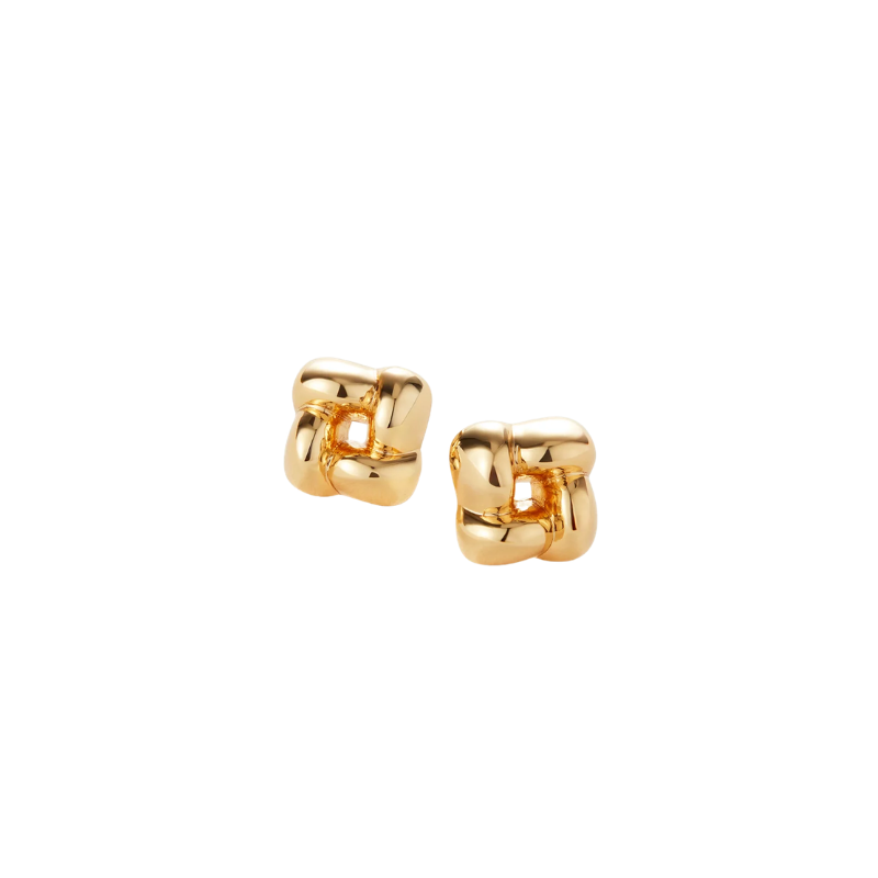 Jenny Bird Mini Woven Square Earrings - Boutique Marie Dumas