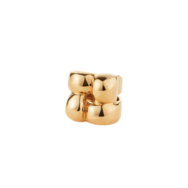 Jenny Bird Mega Woven Square Ring - Boutique Marie Dumas
