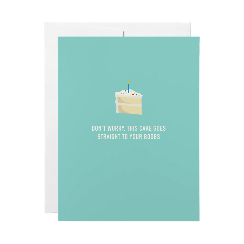 Cake Boobs Card