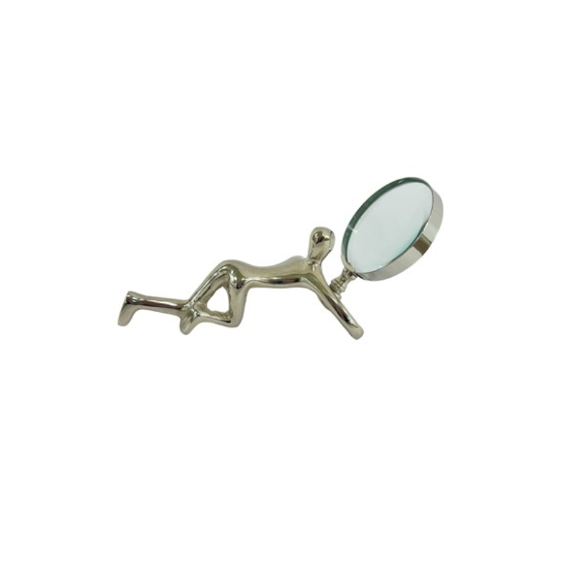 Curious Man Silver Magnifier