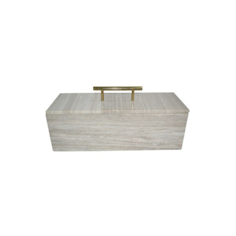 Rectangular Marble Containers Rectangular Marble Box - Boutique Marie Dumas