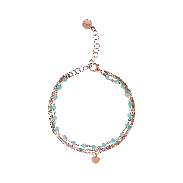 Bronzallure Aqua Multi Strand Bracelet