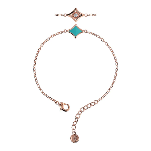 Bronzallure Enamel Losanga Bracelet