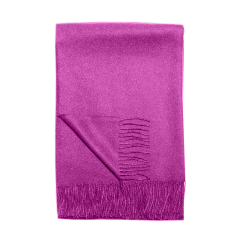 Fuchsia Baby Alpaca Throw