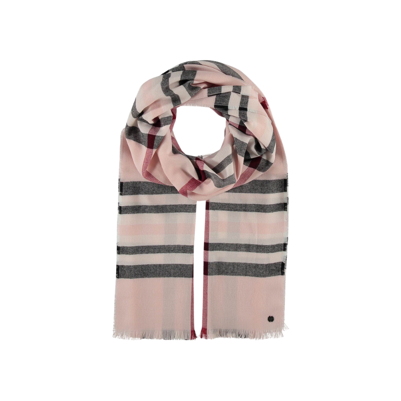 Plaid Design Pale Rose Scarf