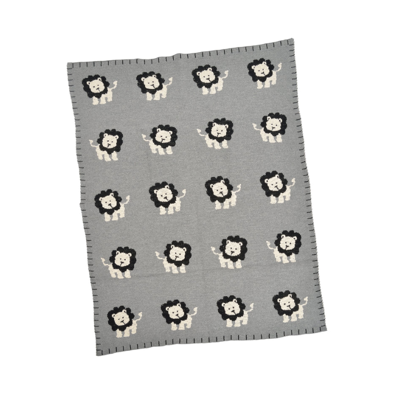 Lions Cotton Baby Blanket