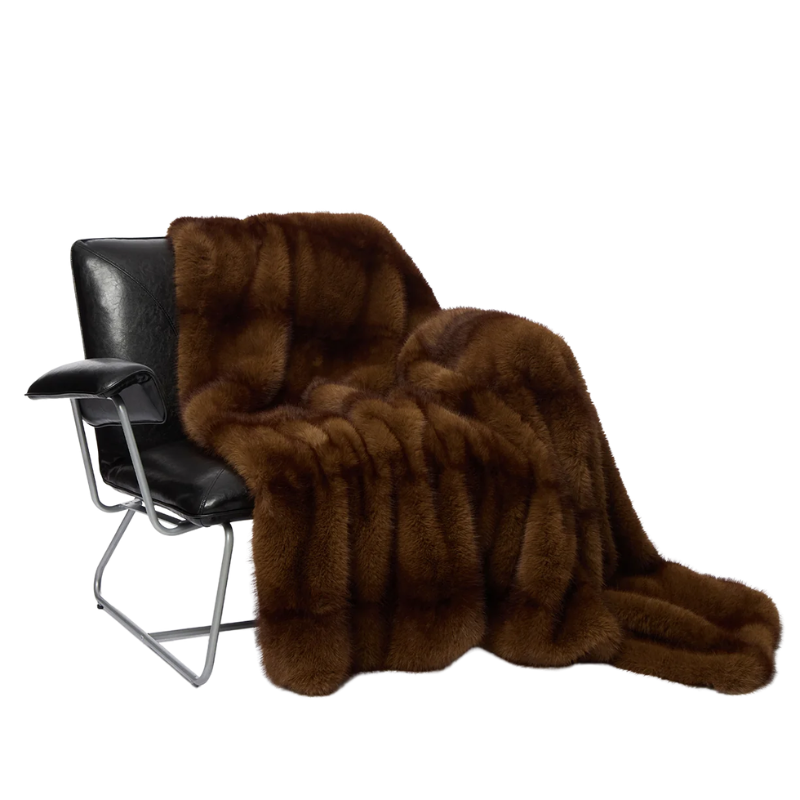 Faux Mink Throw