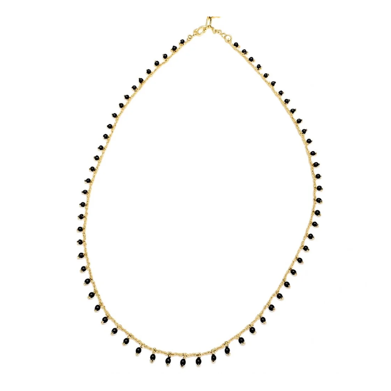 Onyx Gold Necklace