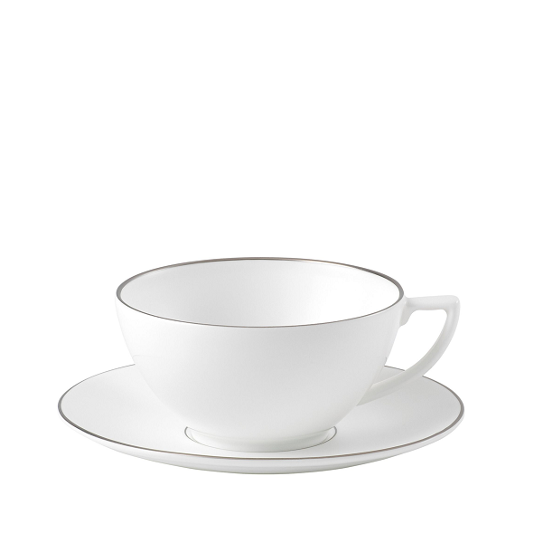 Jasper Conran Platinum Teacup &amp; Saucer