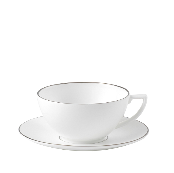 Jasper Conran Platinum Teacup & Saucer