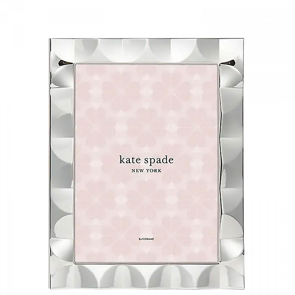 Kate Spade South Street Silver Scallop 8x10 Frame