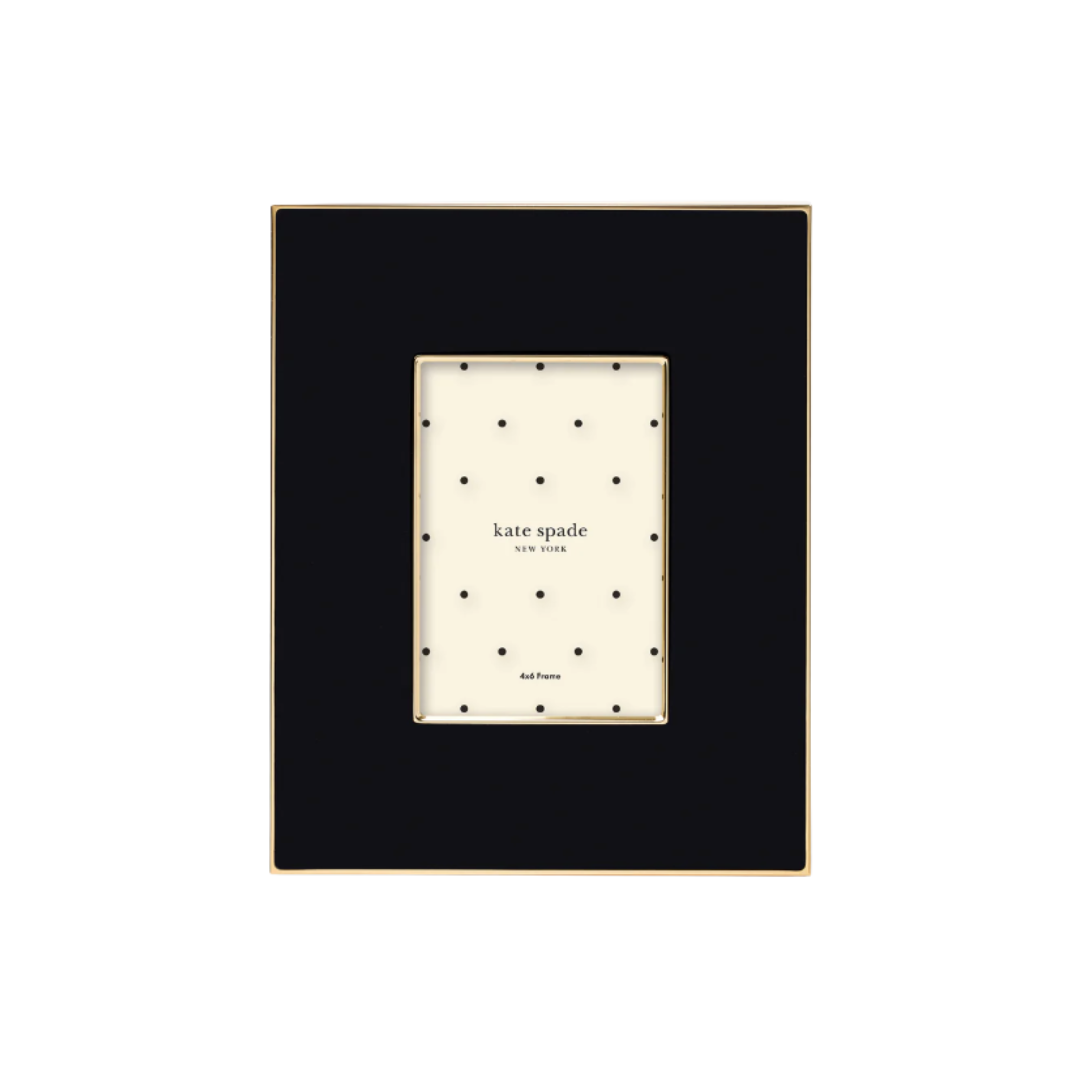Kate Spade Make it Pop 4x6 Black Frame
