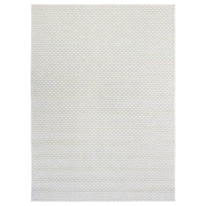 White Basketweave 4x6 Rug