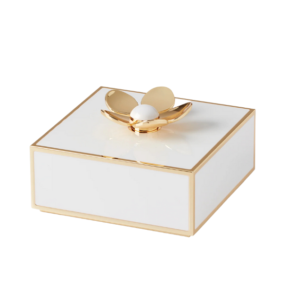 Kate Spade White Make It Pop Floral Box