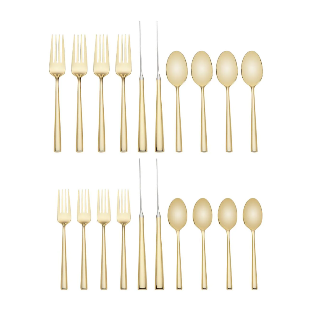 Kate Spade Malmo Gold 20Pc Flatware Set