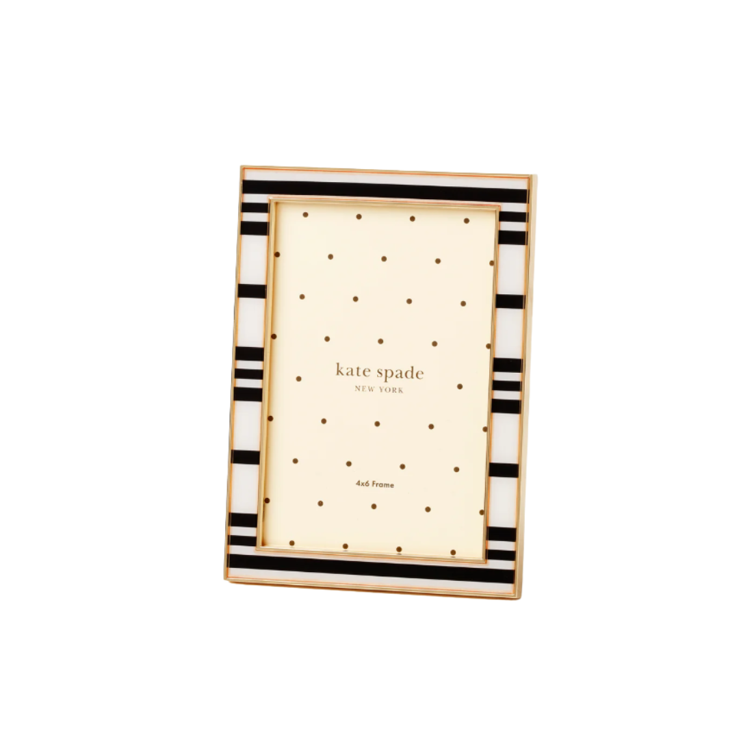Kate Spade Sitting Pretty Stripe 4x6 Frame