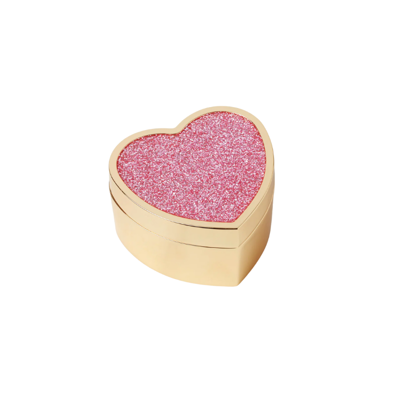 Kate Spade Pink Glitter Heart Box