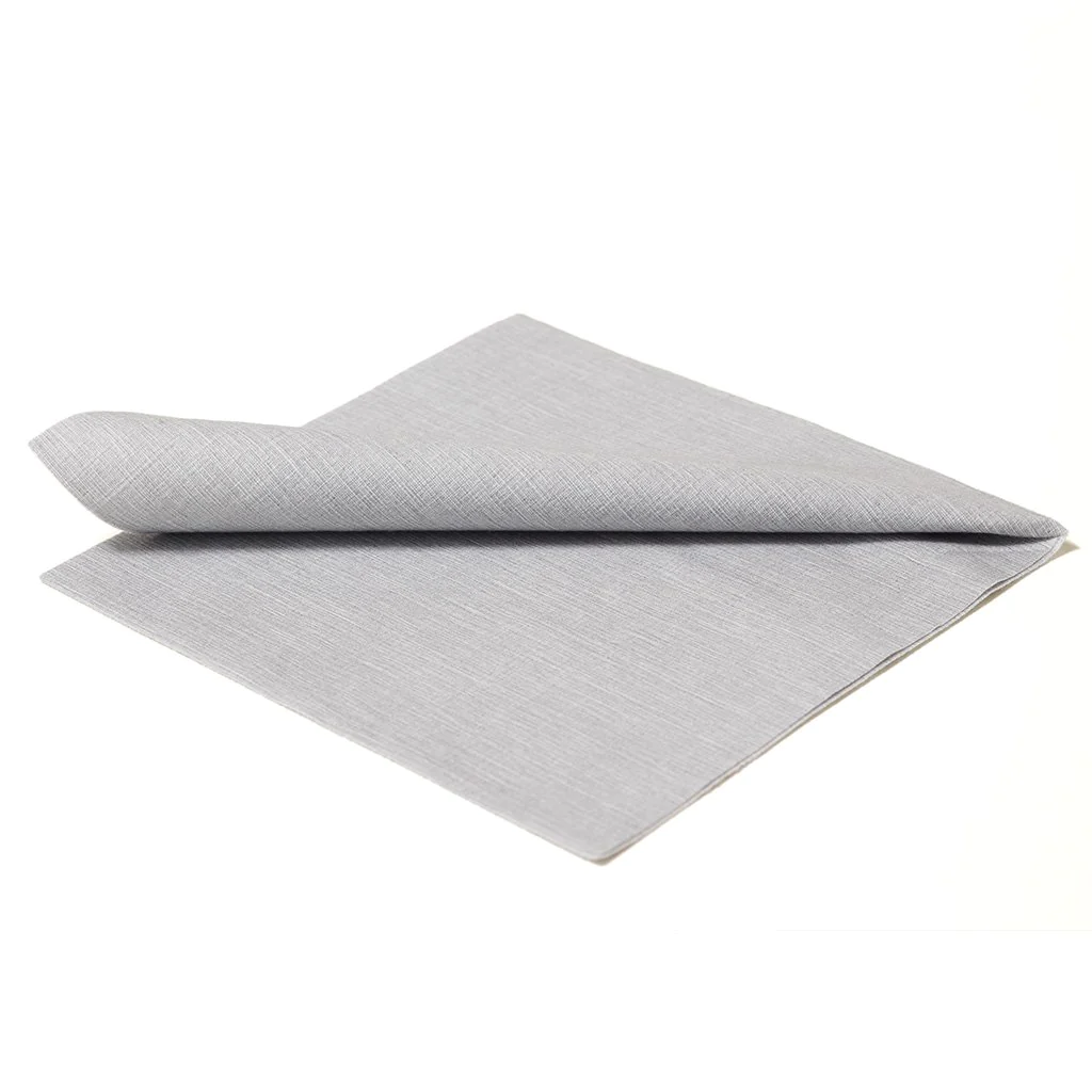 Silver Grey 50 Piece Dinner Napkins - Boutique Marie Dumas