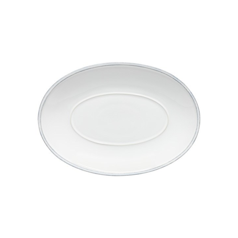 Friso Medium White Oval Platter